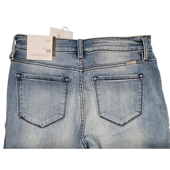KanCan Womens Size 11/29 High Rise Super Skinny Rosie Medium Wash Button Fly - Picture 4 of 10